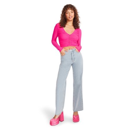 Pink Steve Madden Luna Women's Tops | PH 2401FWG